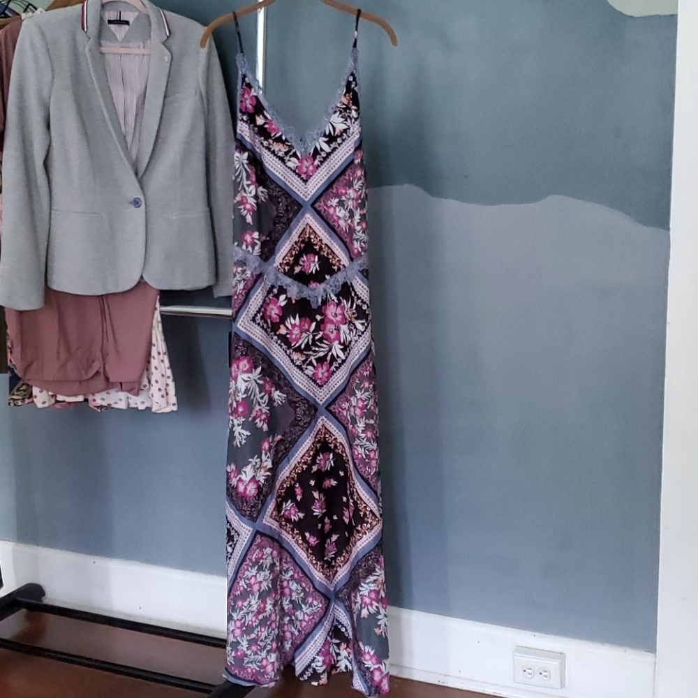 Free People Intimately Stevie Lace Trim Nightgown size small - Picture 2 of 11